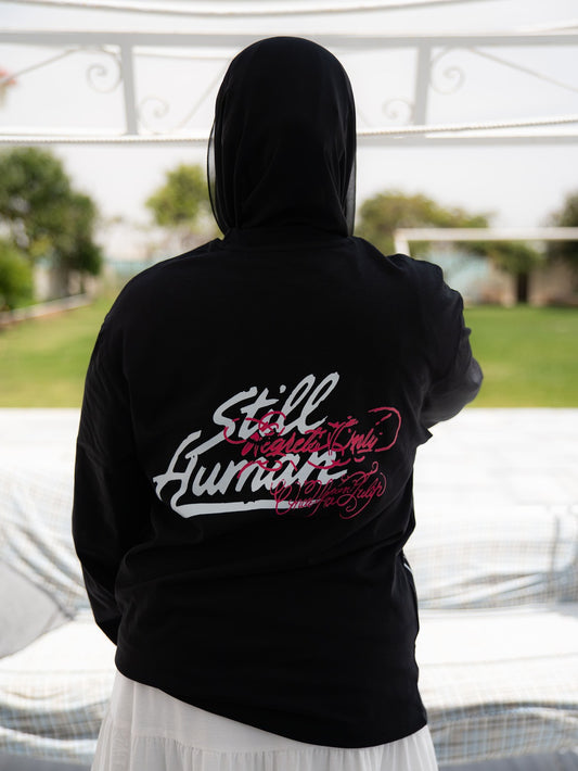 BLACK LONG SLEEVE T-SHIRT