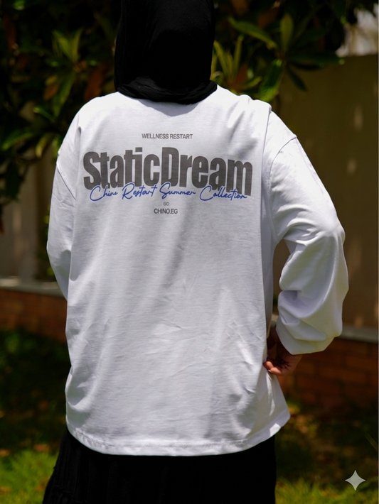 WHITE LONG SLEEVE T-SHIRT