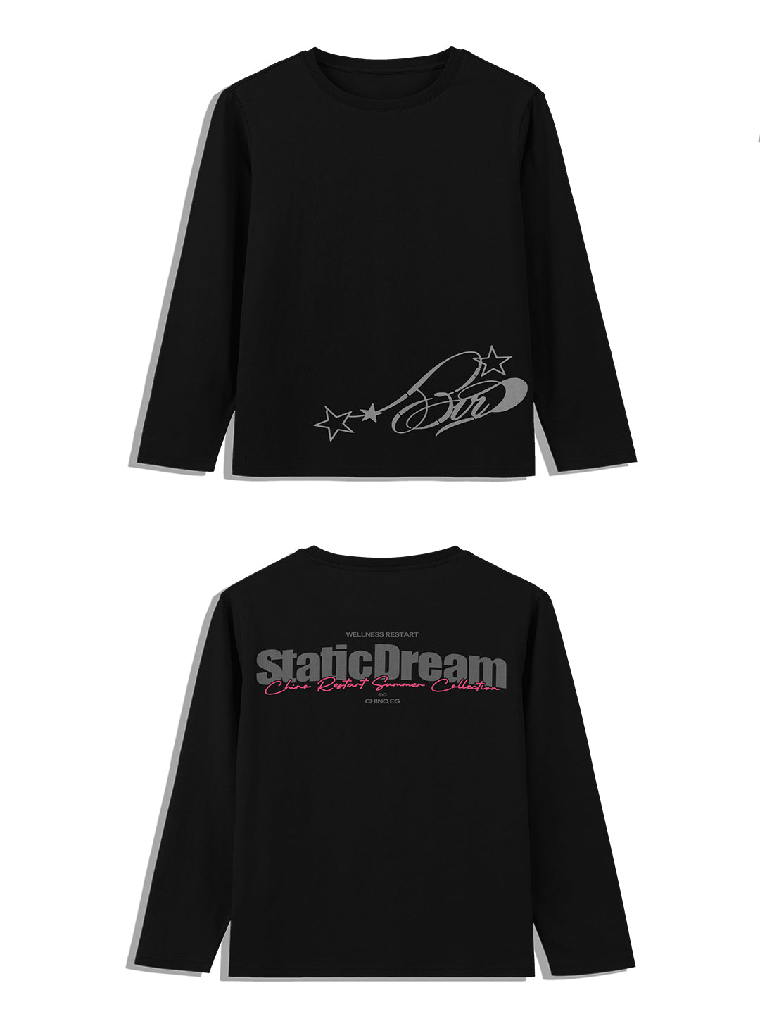 BLACK LONG SLEEVE T-SHIRT