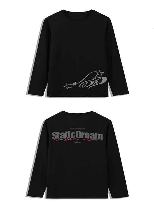 BLACK LONG SLEEVE T-SHIRT