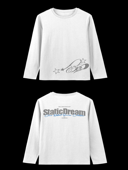 WHITE LONG SLEEVE T-SHIRT