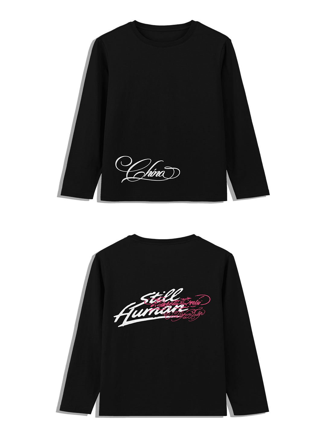 BLACK LONG SLEEVE T-SHIRT
